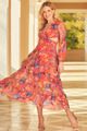 VESTIDO LONGO DE TULE