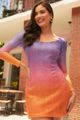 VESTIDO CURTO MANGA LONGA EM RENDA