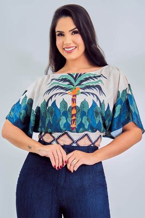 Blusa Ampla Com Pala