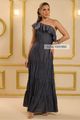 Vestido Longo Ombro So Azul 36