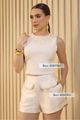 Short  Com Lapela Bordada Off White 42