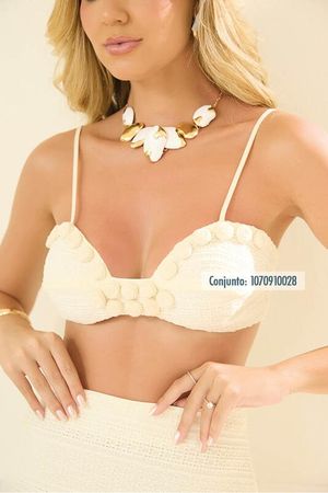 Conjunto Saia Longa E Top Trabalhado
