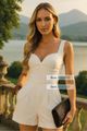 Short Com Recorte Em Meio Circulo Off White 36