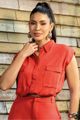 Blusa Cropped Cargo Telha 36
