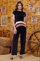 Conjunto De Blusa Ampla E Calca Preto 38