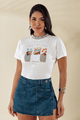 Short Saia Com Bolso Diferenciado Azul 38