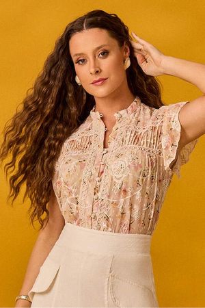 Blusa Babado Jabour