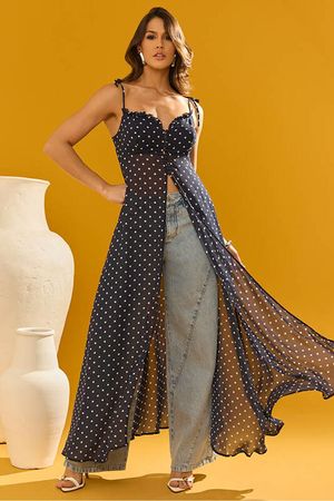 Blusa Tunica Com Alca De Amarracao