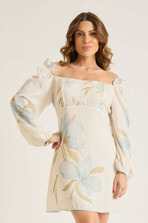 Vestido Curto Com Babadinho