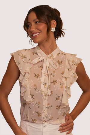 Blusa Cavada Com Jabour