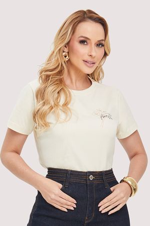 Blusa Tshirt Off Levo Comigo So O Que Floresce